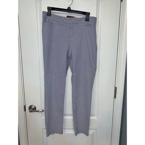 Crosby. Size 10 Blue and White Striped Pants
